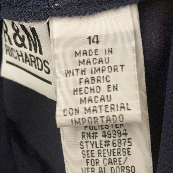 FINAL MARKDOWN R & m Richards sheer jacket 14 - Picture 4 of 5
